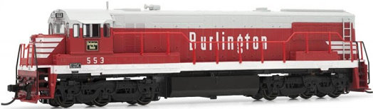 Arnold Hornby CB&Q Burlington U25C