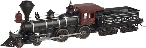 Texas & Pacific 4-4-0 Steam Locomotive