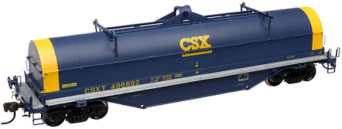 CSX Blue/Yellow Atlas 42' Steel Coil Car
