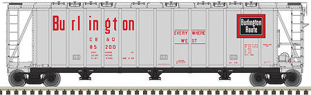 Atlas CB&Q Burlington Dry-Flo Covered Hopper Car