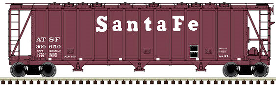Atlas Santa Fe Dry-Flo Covered Hopper