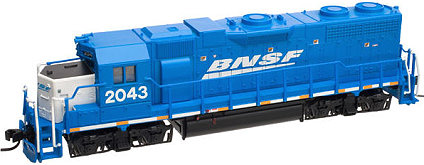 Atlas BNSF Blue EMD GP38