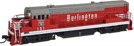Atlas CB&Q Burlinglton U25B