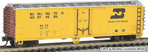 Burlington Northern Bachmann 50' Steel Reefer