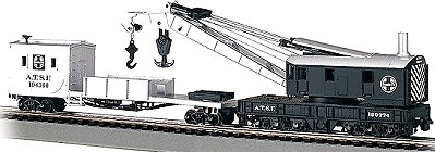 Bachmann ATSF Crane and Boom Car