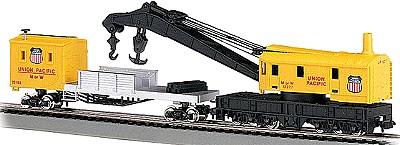 Bachmann Union Pacific Crane and Boom Car