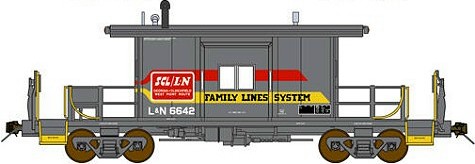 Louisville & Nashville Short Body Bay Window Caboose