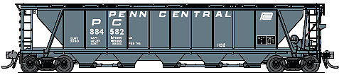 Broadway Limited Penn Central H32 Covered Hopper