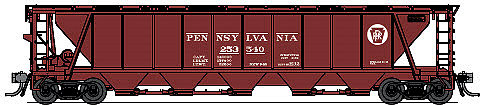 Broadway Limited Pennsylvania Brown Circle Keystone H32 Hopper