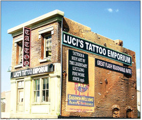 Downtown Deco Luci's Tattoo Emporium