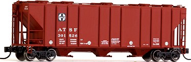 ExactRail ATSF PS-2 CD 4000 Covered Hopper