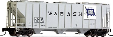 ExactRail Wabash PS-2 CD 4000 Covered Hopper