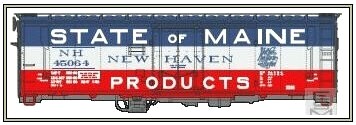 Eastern Seaboard Models New Haven 40' Insulated Boxcar
