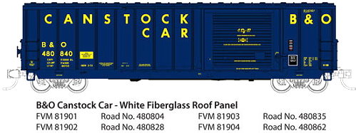 Fox Valley Models B&O Canstock Car