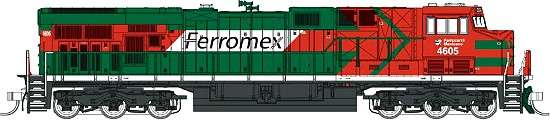 Ferromex Fox Valley Models GE ES44 Locomotive