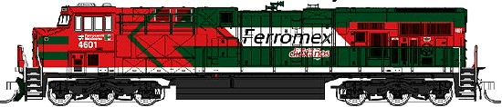 Ferromex 10th Anniversary Fox Valley Models GE ES44 Locomotive