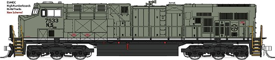Norfolk Southern Primer Scheme GE ES44DC