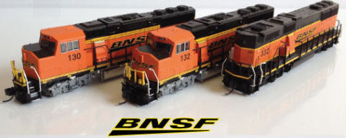 Fox Valley Models BNSF Wedge Logo GP60's