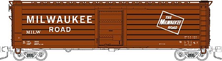 Fox Valley Models Milwaukee Road 50' Billboard Rib Side Boxcar