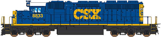 InterMountain CSX SD40-2
