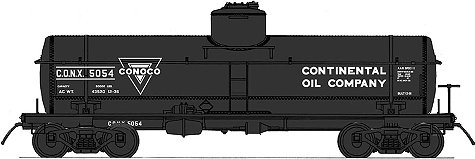 Conoco  InterMountain 8,000 Gallon Tank Car