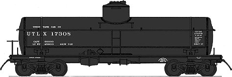 U.T.L.X.  InterMountain 8,000 Gallon Tank Car