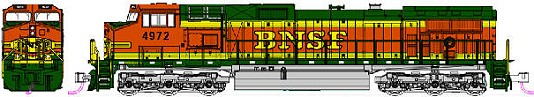 Kato BNSF Heritage II GE C44-9W