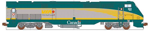Kato Via Rail P42 