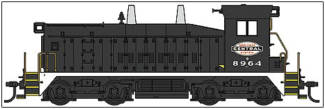 Life-Like NY Central  SW9/1200