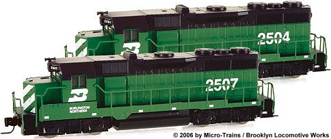 Micro-Trains Z Scale BN GP-35