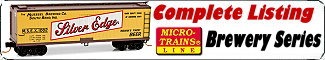 Micro-Trains Brewery Reefer Series