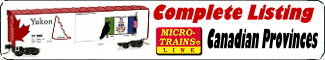 Micro-Trains Canadian Provinces Series