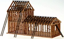 STS Laser Cut House Under Construction Kit