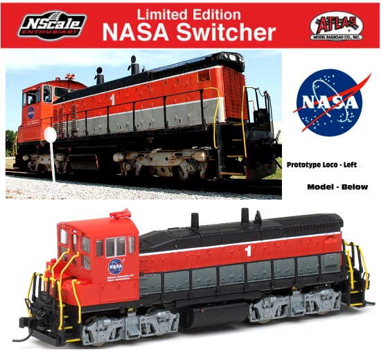NASA Railroad MP15DC Loco