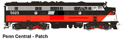 Penn Central Patch FL-9, N Scale