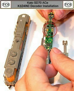 Train Control Systems K1D4 Decoder for SD70ACe