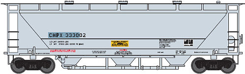 Trainworx CMPX PD 3000 Covered Hopper