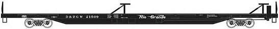 Trainworx Pullman Standard Trailer Train 85' Flat Car