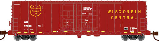 Wheels of Time Wisconsin Central 2 PC&F 50' Boxcar
