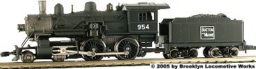 Model Power B&M 4-4-0 American