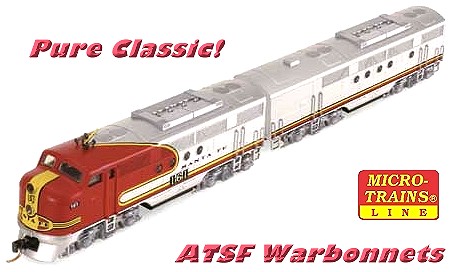 Micro-Trains ATSF EMD FT Diesel