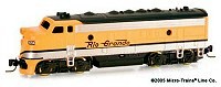 Micro-Trains Z Scale F7 D&RGW