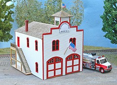 STS Laser Cut Sprinfield Fire Station Kit